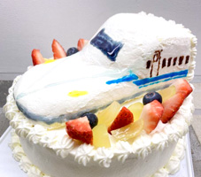 エルサのケーキ